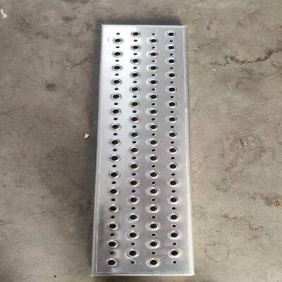 Galvanized Stainless Steel Corrosion-resistant Alligator Mouth and Fish Eye Round Hole Anti-slip Plate Perforating and Cutting Operation Platform photo-4