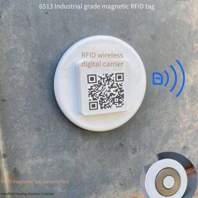 Rfid Magnetic Electronic Tags, Strong Magnetic Adsorption, Reusable, Uhf, Long-distance Identification