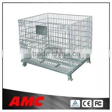 Heavy Duty Stackable Steel Wire Mesh Storage Cage