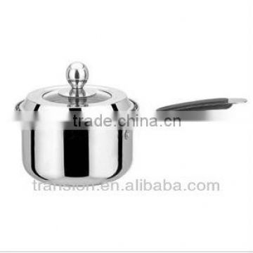 16cm single handle milk pots stainless steel stock pots