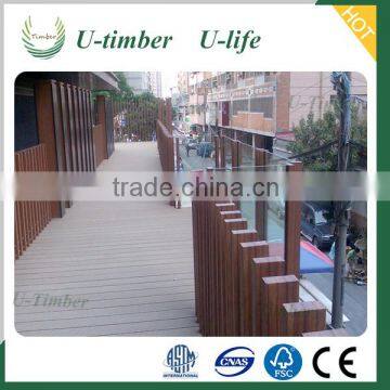 Hot popular wood plastic composite railing