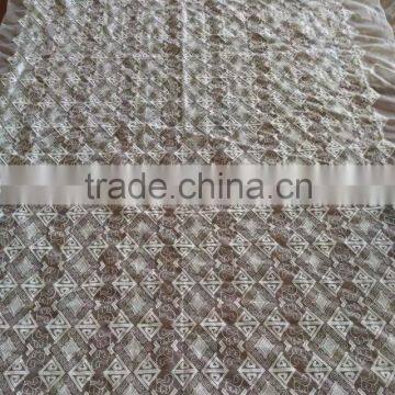 Original Embroidery Fabric Organdy Milk Silk Lace With Water Soluble Full Lace for Garment Accessory photo-5