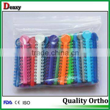 colorful elastics dental orthodontic assorted ligature tie