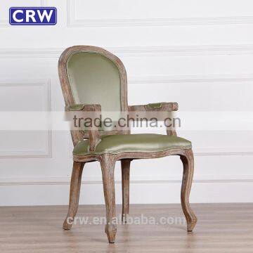 Ghost Raurant Wood Chairs Leather French Louis Style Dining Chair