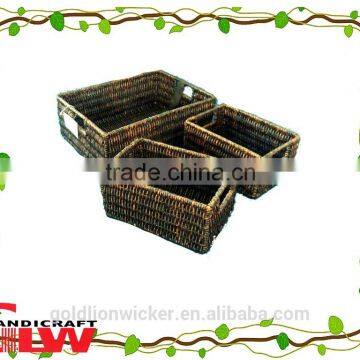 corn leaf basket , rattan swing basket, custom size wicker basket