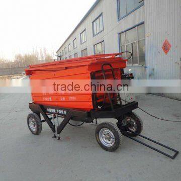 Four wheel traction mobile scissor lift