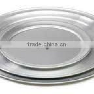 Round Aluminum Pizza Tray wide rim