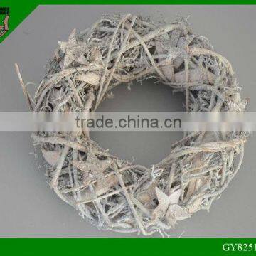 natural material beatuful wooden natural flower wreath