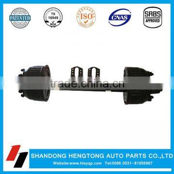 Truck Trailer Parts 13 ton FUWA Axle With Brake System