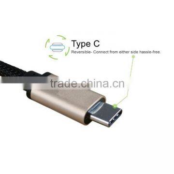 Nylon Moblie USB 3.0 Type C Transfer Data Cable for Mackbook photo-3