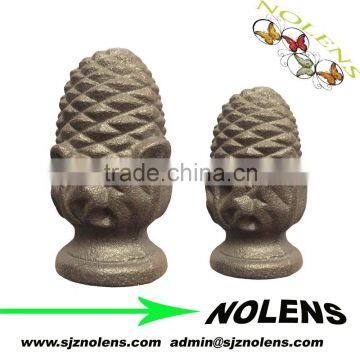 Decorative cast iron spear points and finials/Ornamental iron fence finials,spears,collars