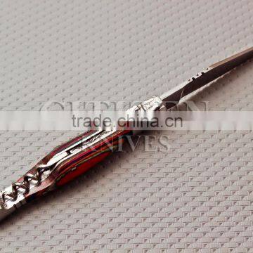 CITIZEN KNIVES, BEAUTIFUL CUSTOM HAND MADE STAINLESS STEEL FOLDING KNIFE photo-4