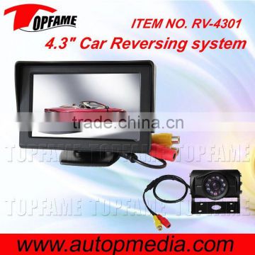 RV-4301 4.3" digital LCD monitor Car back up system with night vision camera