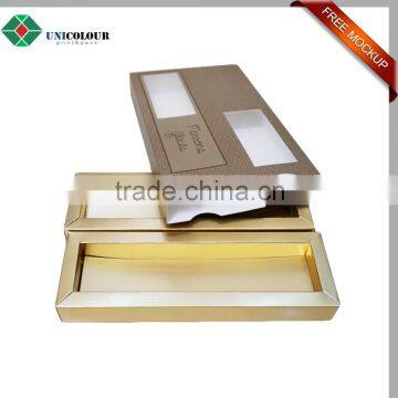 Latest Design Luxury Gold Logo Cardboard Paper Chocolate Packaging Box photo-2