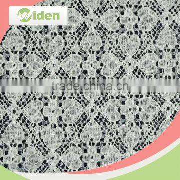 2016 New Items White Color Net Lace Organic Lace Fabric Supplier's Choice