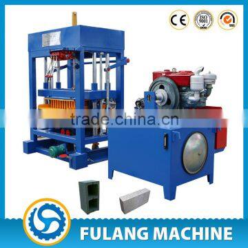 QTF4-28 low investment light weight diesel hollow brick making machine