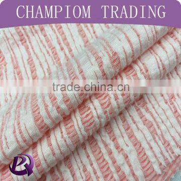 China 2015 hot sale rayon /polyester fashion knit jacquard fabric price per meter