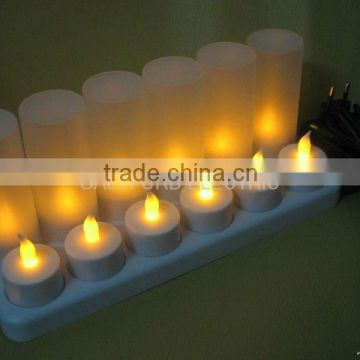 led rechargeable candles - 12pcs light