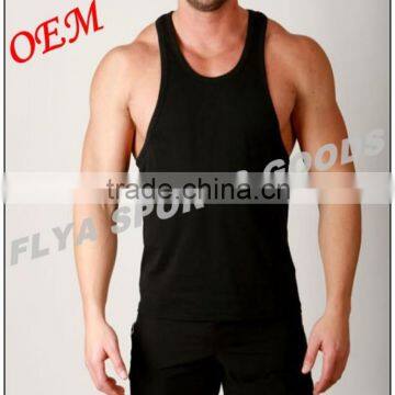 2016 OEM muscle tank top made in China hot sale vest stringer for men