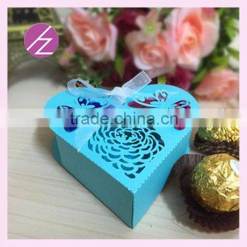 Personal Customized Colorful Love Heart Shape With Butterfly and Rose Design European Wedding Favor and Gift Box With Ribbion Supplier's Choice photo-3