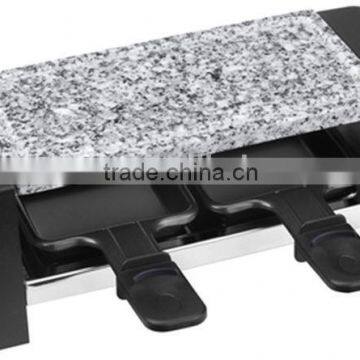 350W Mini Size Electric Stone Raclette Grill for 2 Persons Home Use RG-002S photo-2