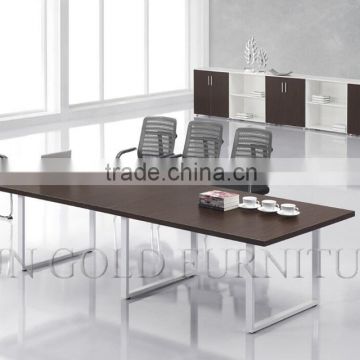 Rectangular Wooden Melamine Boardroom table Conference table of Modern apperance (SZ-MT085)