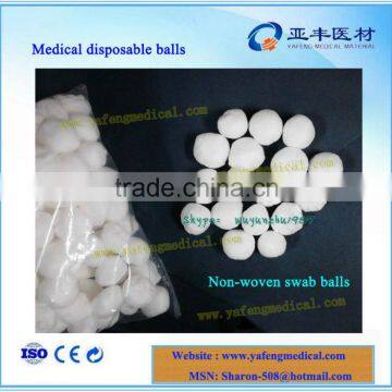 Supply best quality non-woven medical balls