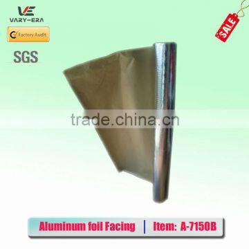 House decorate aluminum foil facing with excellent fireproofing performance