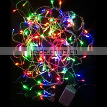 110V 220V Colorful Christmas Led Lighting 10m 100 leds for Holiday/Party/Wedding/Decoration Blue/Green/White/Red/RGB/Yellow/Purp