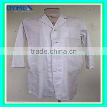 Dymex New Style Colored Antistatic Disposable Knitted Cuff Lab Coats photo-2