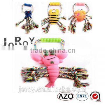 2015 China New Products Lobster Animal Shape Rubber Pet Dog Toy in