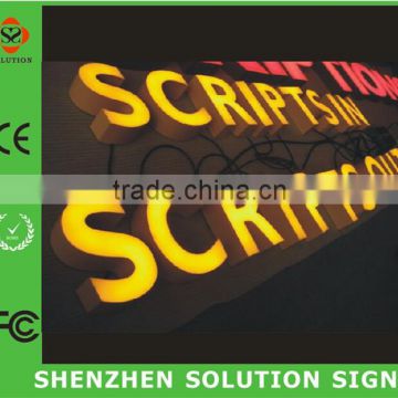 waterproof led epxoy resin letter sign