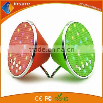 high end mini bluetooth computer speakers with led light