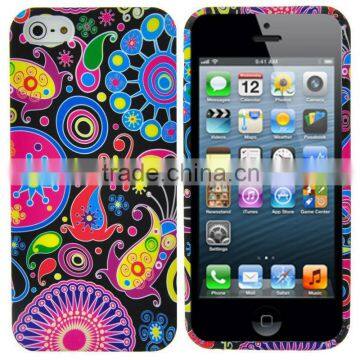 Colorful TPU Soft Case Cover Skin with Mystery Tribe Totem Print for iPhone 5 5G