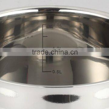 6pcs High Quality Straight Body Stainless Steel Cookware Set-MSF-3941 photo-3