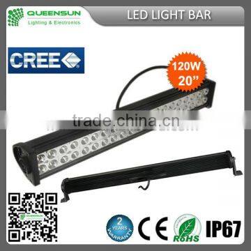 Offroad Super bright,20 inch long 120W led light bar for trucks