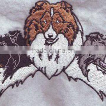 2016 Cartoon Animal Dog Custom Iron on Applique Cross, Iron on Embroidered Hockey Patches photo-5