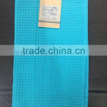 China supplie bule small waffle tea towels