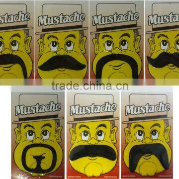 Best selling artificial mustache beard for carnival party decoration with fashion style MU2012