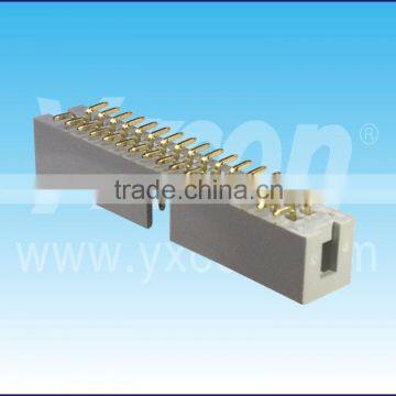 China supplier 2.54mm pitch superior quality double row SMT/ SMD box header