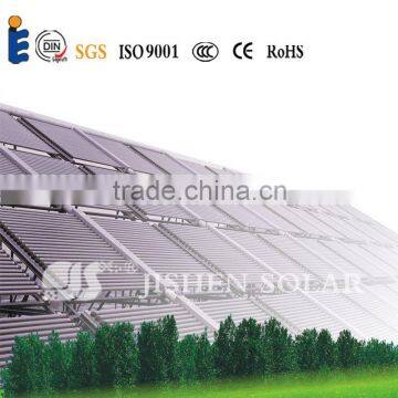 Large capacity solar water heating system