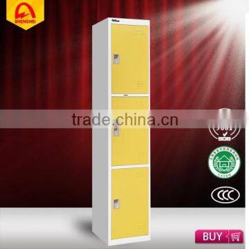 Modern wardrobe 3 door detachable clothes locker bathroom furniture                        
                                                Quality Choice