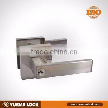 F803-SN-ET/ stainless steel handle & rose/ cerraduras tubular/heavy-duty tubular door lever lock