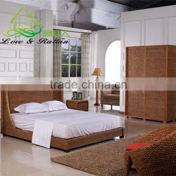 Luxury 5 Star Customerized Bamboo Wicker Rattan Hotel Guest Room Furniture