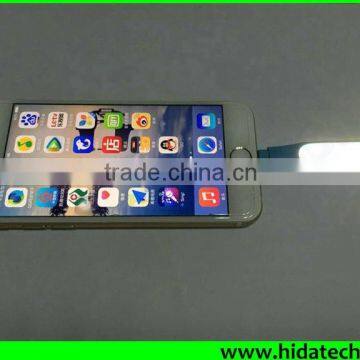 New arrival mobile phone led selfie flash light for iPhone 6 plus iphone 6s plus with OEM ODM printing logo service