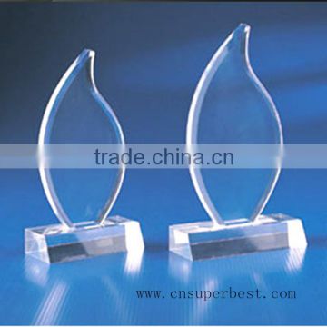 2015 High quality clear acrylic awards and acrylic trophy