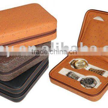 Portable Leather Watch Box