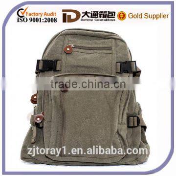 2015 High Quality Promotional Canvas Travel Men's Backpack