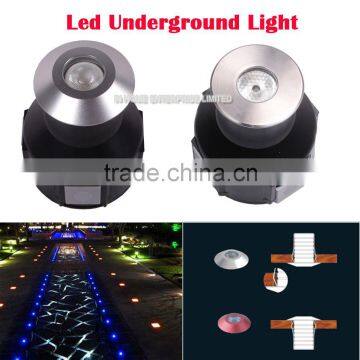 Hot sales! 3W RGB IP67 waterproof stainless steel 316 LED mini underground light outside                        
                                                                                Supplier's Choice