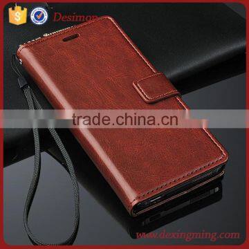 for xiaomi mi4 top grade book style cover case hand strap